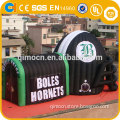 Hot sale helmet inflatable tunnel , inflatable soccer tunnel , advertising inflatables for sale